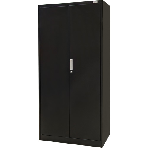 Armoire de rangement Hi-Boy, Acier, 4 Tablettes, 72" h x 36" la x 18" P, Noir Canadian Safety Group Inc.