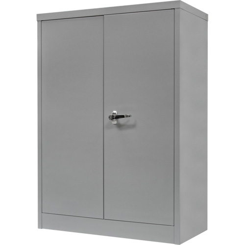 Counter-High Storage Cabinet, Steel, 2 Shelves, 42" H x 30" W x 15" D, Grey Canadian Safety Group Inc.