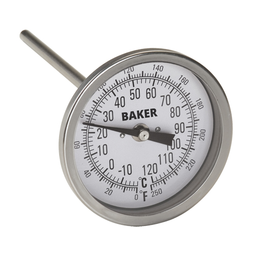 Bi-Metal Thermometers, Contact, Analogue, 0-250°F (-20-120°C) Canadian Safety Group Inc.