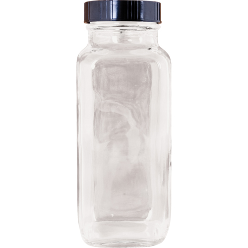 Bottle, Square, 8 fl. Oz., Glass Canadian Safety Group Inc.