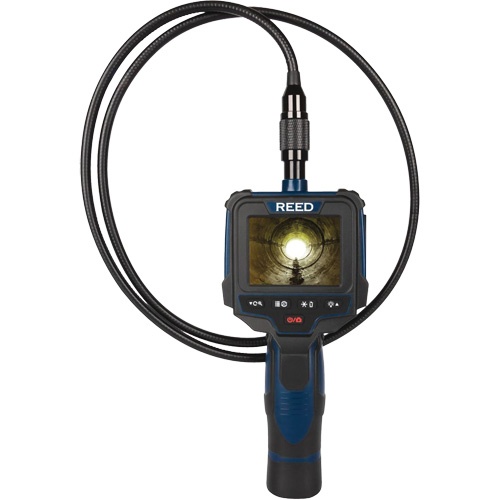 Recordable Borescope Inspection Camera, 2.5" Display, 640 x 480 pixels, 8 mm (0.31") Camera Head Canadian Safety Group Inc.