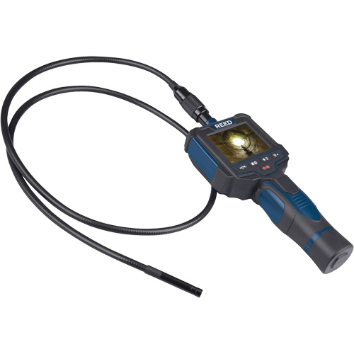 Recordable Borescope Inspection Camera, 2.5" Display, 640 x 480 pixels, 8 mm (0.31") Camera Head Canadian Safety Group Inc.