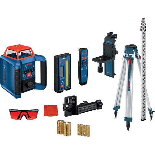 Ensemble laser rotatif horizontal/vertical auto-nivelant Revolve2000, 2000' (609,6 m), 670 N.m Canadian Safety Group Inc.