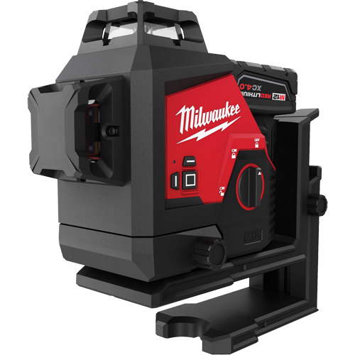 M12 360-Degree 3-Plane Cordless Laser Kit, 125' (38.1 m), 530 Nm Canadian Safety Group Inc.