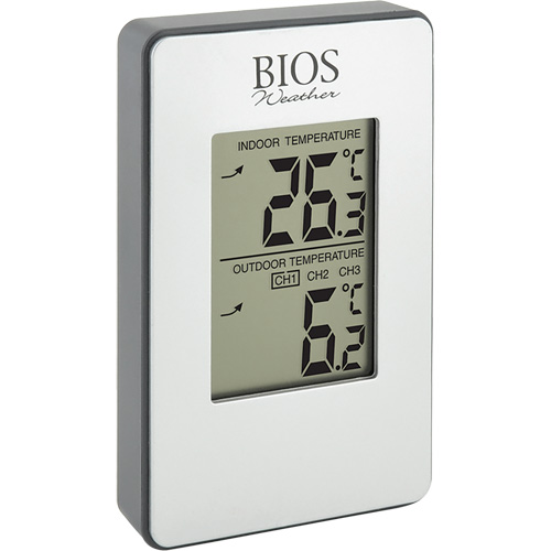 Thermom&egrave;tre sans fil int&eacute;rieur/ext&eacute;rieur, Sans contact, Analogique, 31-158°F (-35-70°C) Canadian Safety Group Inc.