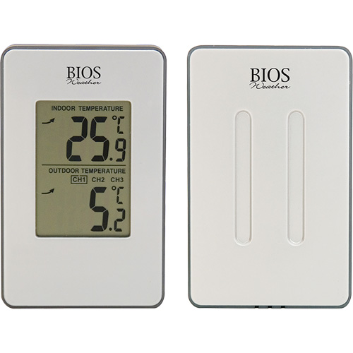 Thermom&egrave;tre sans fil int&eacute;rieur/ext&eacute;rieur, Sans contact, Analogique, 31-158°F (-35-70°C) Canadian Safety Group Inc.