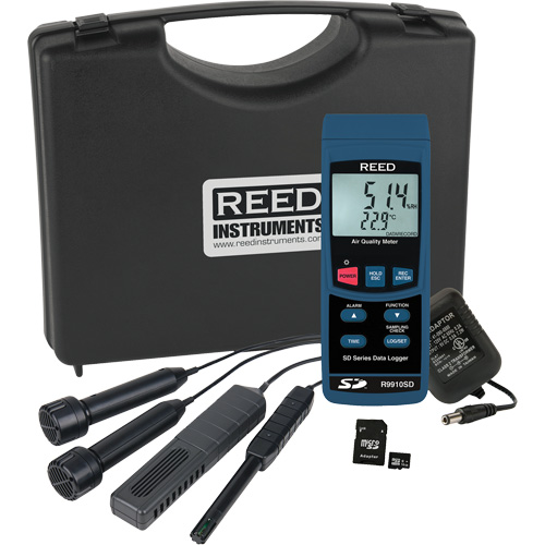 Trousse d'analyseur de la qualit&eacute; de l'air int&eacute;rieur avec enregistrement de donn&eacute;es Canadian Safety Group Inc.