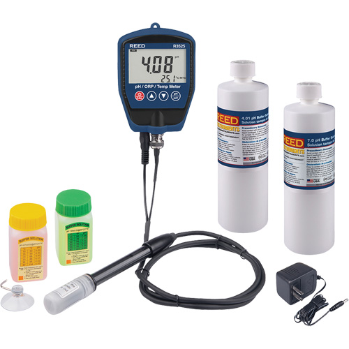 pH/mV Meter with Buffer Solution & Power Adapter Kit Canadian Safety Group Inc.