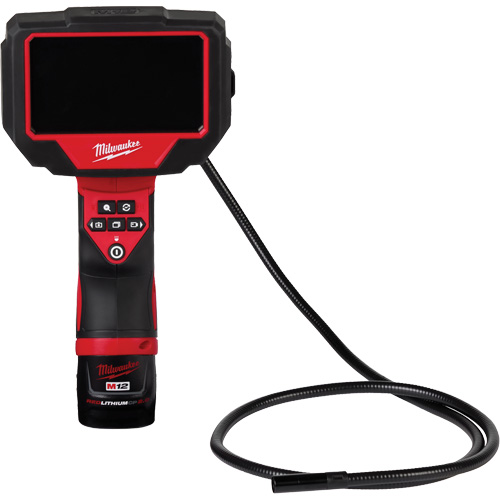 M12 M-Spector 360 Inspection Camera, 4.3" Display, 10 mm (0.39") Camera Head Canadian Safety Group Inc.
