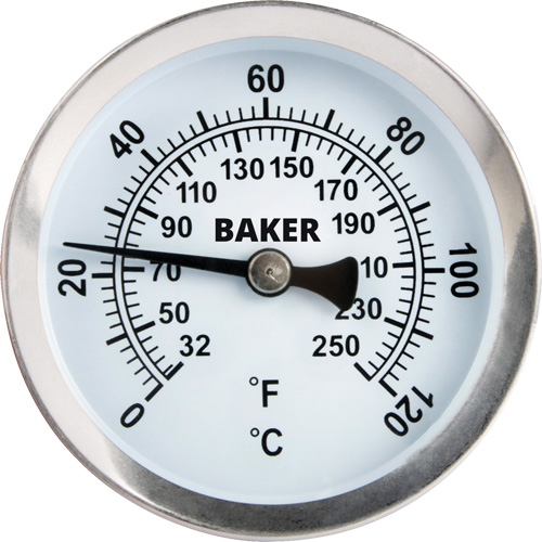 Thermom&egrave;tre de surface tuyau, Sans contact, Analogique, 32-250°F (0-120°C) Canadian Safety Group Inc.