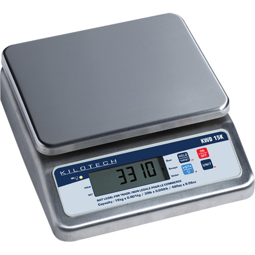 Bench Weighing Scale, 30 kg Cap., 2 g Graduations Canadian Safety Group Inc.