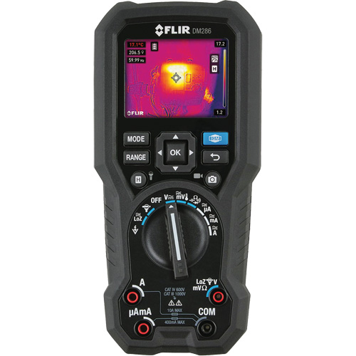 DM286 Industrial Imaging Multimeter, AC/DC Voltage, AC/DC Current Canadian Safety Group Inc.