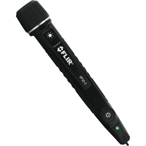 VP50-2 Triple Alarm CAT IV Non-Contact Voltage Detector with Flashlight, 90 VAC - 1000 VAC, Light & Sound Alert Canadian Safety Group Inc.