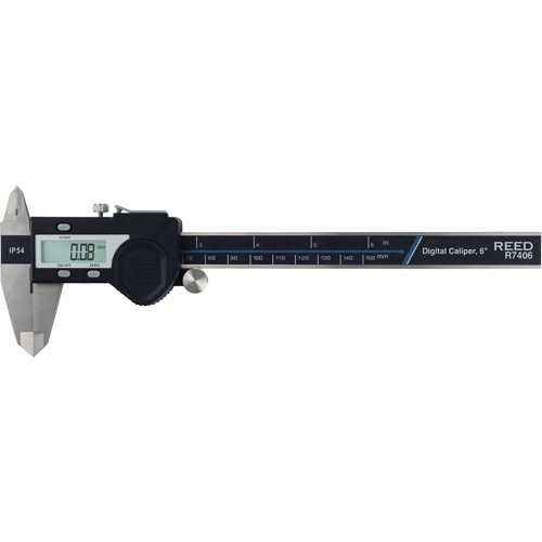 6" (150 mm) Digital Caliper, 0.0005" (0.01 mm) Resolution, 0" - 6" (0 mm - 150 mm) Range Canadian Safety Group Inc.