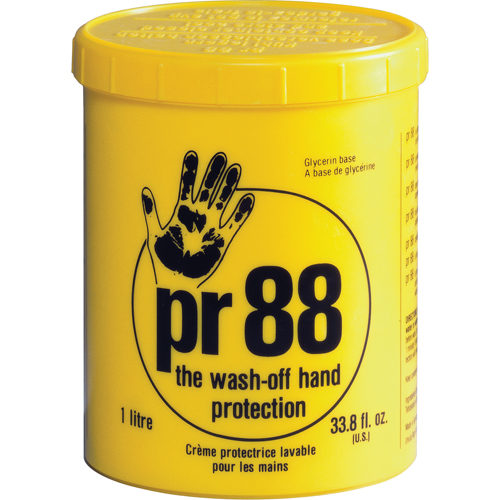 Pr88 Skin Protection Barrier Cream-the Wash-off Hand Protection, Jar, 1000 ml Canadian Safety Group Inc.