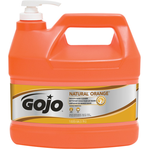 Natural Orange Hand Cleaner, Cream, 3.78 L, Jug, Citrus/Orange Canadian Safety Group Inc.
