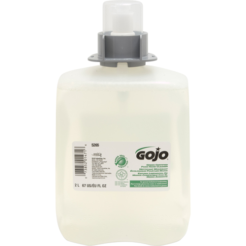FMX-20 Green Certified Hand Soap, Foam, 2 L, Unscented Canadian Safety Group Inc.