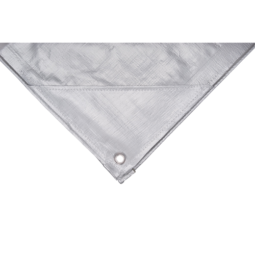 Tarp, Super Heavy-Duty, Silver, 10' x 8' x 12 mils Canadian Safety Group Inc.