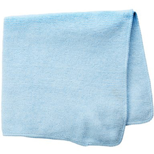 Chiffon de nettoyage commercial l&eacute;ger, Microfibre, Bleu Canadian Safety Group Inc.