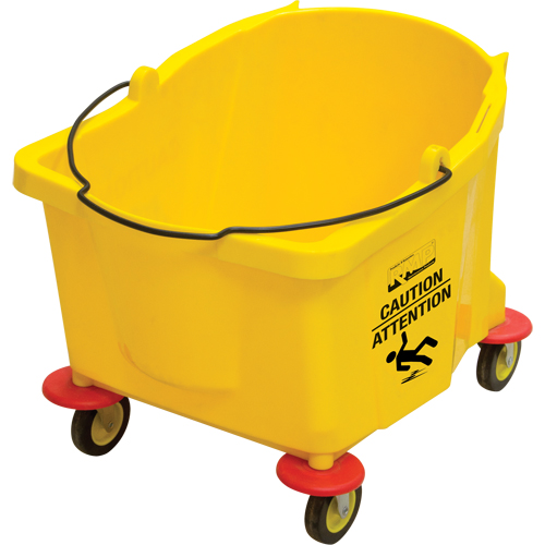 Seau pour vadrouille, Capacit&eacute; de 9.5 gal. US (38 pintes), Jaune Canadian Safety Group Inc.