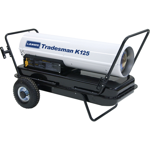 Radiateur &agrave; air puls&eacute; Tradesman, Soufflant, K&eacute;ros&egrave;ne, 125 000 BTU/H Canadian Safety Group Inc.