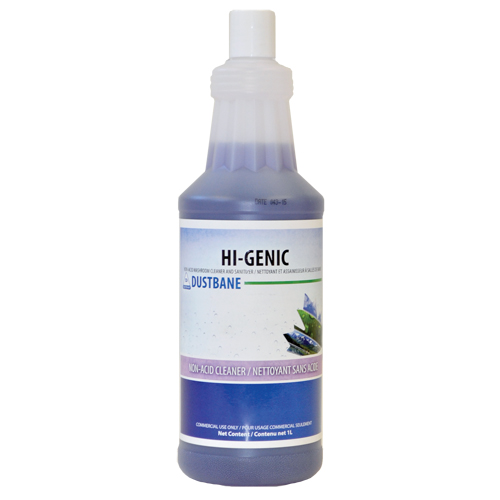 Nettoyant et assainisseur pour salle de bain Hi-Genic, 1 L, Bouteille Canadian Safety Group Inc.