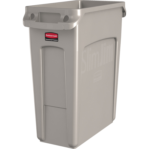 Contenants Slim Jim avec canaux de ventilation, De bureau, Poly&eacute;thyl&egrave;ne, 16 gal. US Canadian Safety Group Inc.