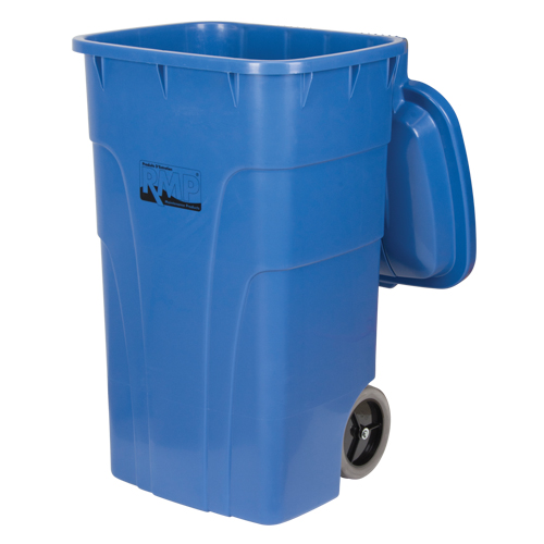 Roll Out Recycling Bin, Curbside, Polyethylene, 65 US gal. Canadian Safety Group Inc.
