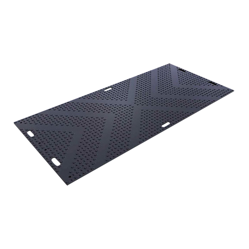 LibertyMat&reg; Medium-Duty Ground Protection, 4' x 8', High Density Polyethylene, Textured, Black Canadian Safety Group Inc.