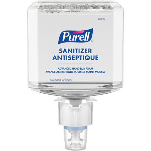 ES6 Advanced Foam Hand Sanitizer, 1200 ml, Cartridge Refill, 70% Alcohol Canadian Safety Group Inc.