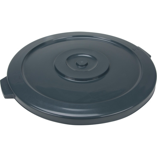 Couvercle pour contenant &agrave; d&eacute;chets, Couvercle plat, Plastique/Poly&eacute;thyl&egrave;ne, Convient aux contenants 24" dia. Canadian Safety Group Inc.