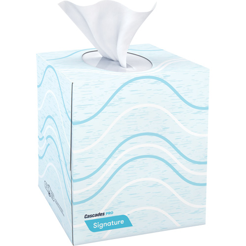 Papier-mouchoir Pro Signature, 2 pli, 8" lo x 8" la, 90 feuilles/boîte Canadian Safety Group Inc.