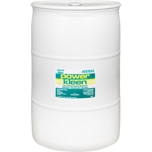 Produit nettoyant pour nettoyeur de pi&egrave;ces Power Kleen, 208 L, Baril Canadian Safety Group Inc.