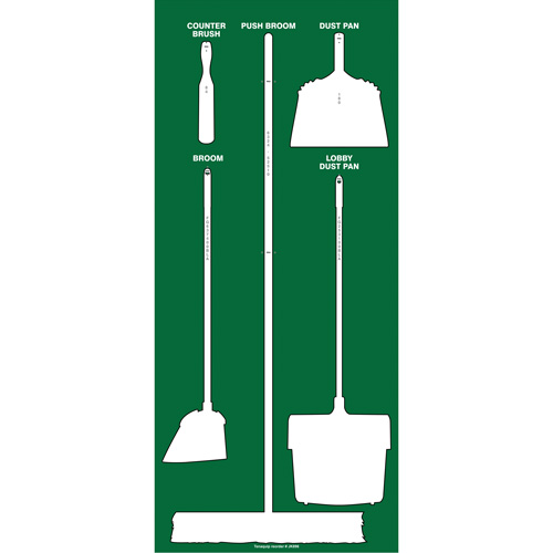 Tableau silhouett&eacute; sec Ultra Aluma-Lite (Anglais seulement) Canadian Safety Group Inc.