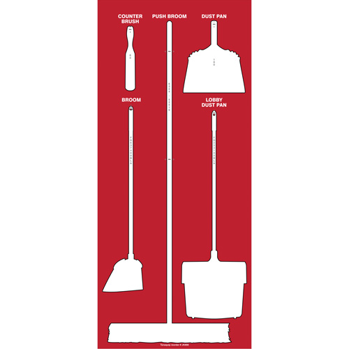 Tableau silhouett&eacute; sec Ultra Aluma-Lite (Anglais seulement) Canadian Safety Group Inc.