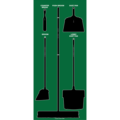 Tableau silhouett&eacute; sec Ultra Aluma-Lite (Anglais seulement) Canadian Safety Group Inc.