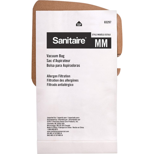 Sac d'aspirateur standard, 1 gal. US Canadian Safety Group Inc.