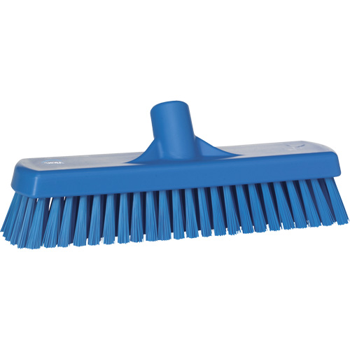 Deck & Wall Scrub Brush, Stiff Bristles, 12", Polyester, Blue Canadian Safety Group Inc.