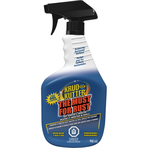 Gel contre la rouille The Must for Rust, Bouteille &agrave; g&acirc;chette Canadian Safety Group Inc.