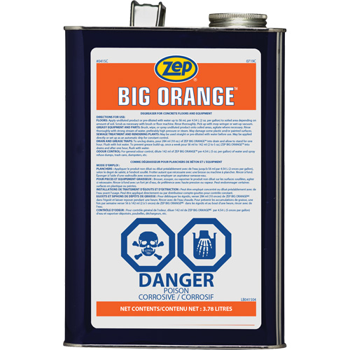 Big Orange Citrus Industrial Degreaser, 3.78 L Canadian Safety Group Inc.