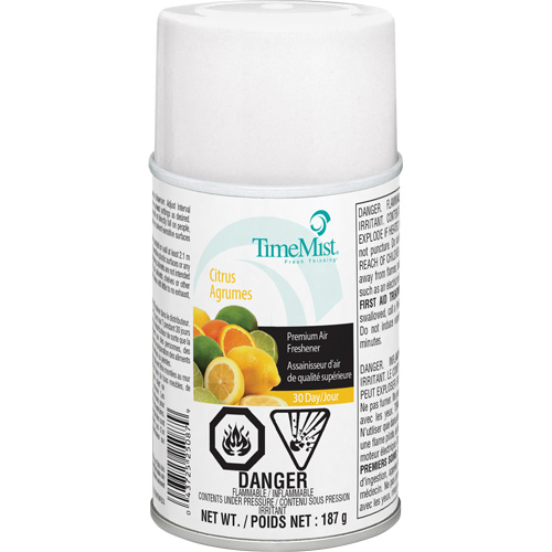 TimeMist&reg; Industrial Strength Air Freshener, Citrus, Aerosol Can/Cartridge Canadian Safety Group Inc.