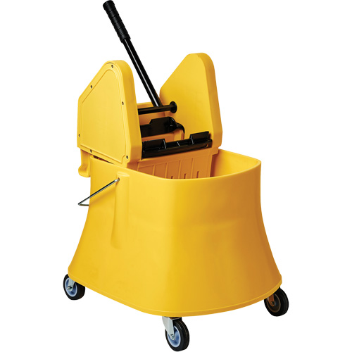Champ Bucket & Wringer Combo, Down Press, 7.5 US Gal. (30 Quarts), Yellow Canadian Safety Group Inc.