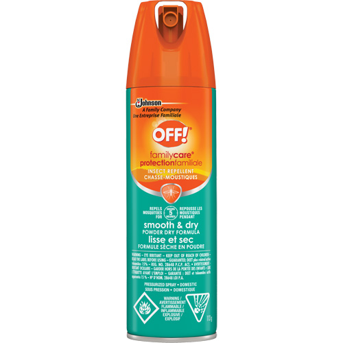 OFF! FamilyCare&reg; Smooth & Dry Insect Repellent, 15% DEET, Aerosol, 113 g Canadian Safety Group Inc.