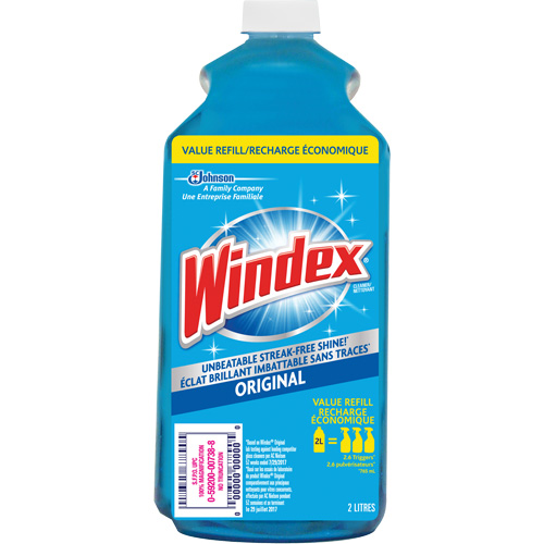 Recharge de nettoyant pour vitres Windex, 2 L, Bouteille Canadian Safety Group Inc.
