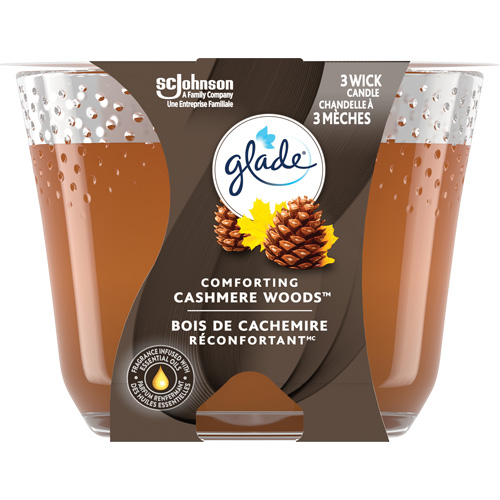 Glade&reg; 3-Wick Candle, Cashmere Woods&reg; Canadian Safety Group Inc.