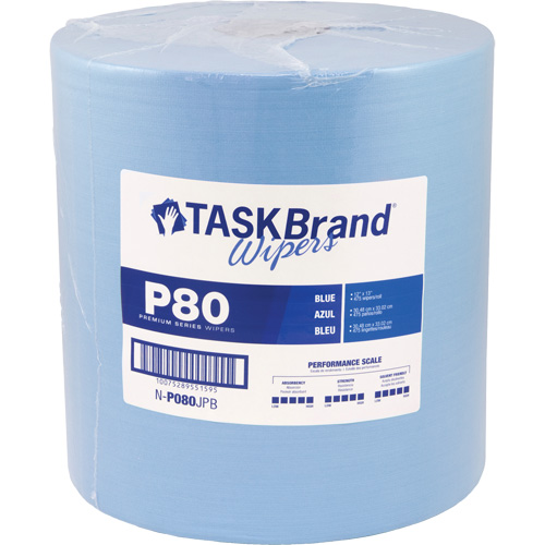 Chiffons de premi&egrave;re qualit&eacute; P80 TaskBrand, Robuste, 13" lo x 12" la Canadian Safety Group Inc.