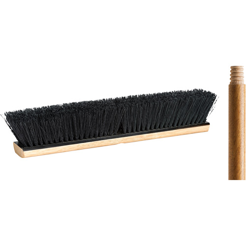 Balai-brosse avec manche, 18", Moyen, Soies Tampico Canadian Safety Group Inc.