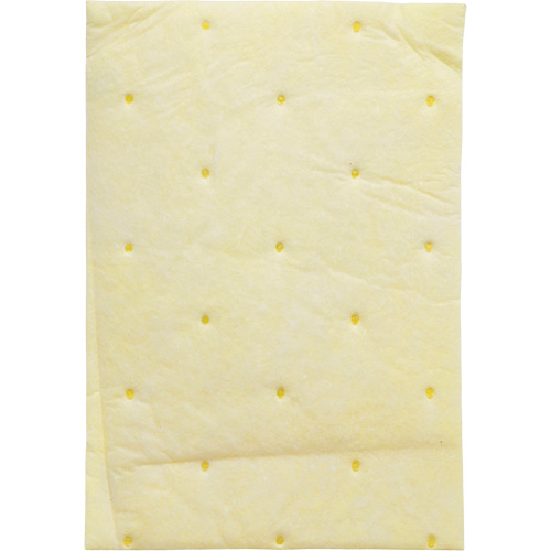 Tampon absorbant haute capacit&eacute; pour produits chimiques, Mati&egrave;res dangereuses, 14,5" x 9,25", 26,3 gal d'absorption Canadian Safety Group Inc.