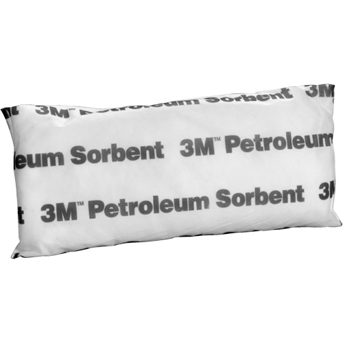 Petit tampon absorbant pour produits p&eacute;troliers, Huile seulement, 15" lo x 7" la, 12,7 gal absorption/pqt Canadian Safety Group Inc.