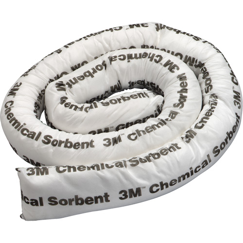 Chemical Sorbent Mini-Boom, Hazmat, 8' L x 3" W, 15.5 gal Absorbancy Canadian Safety Group Inc.